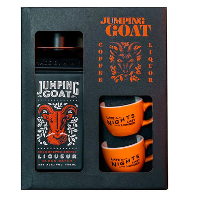 Jumping Goat Cold Brewed Coffee Liqueur Black Batch Gift Set - Main Street Liquor