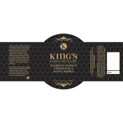 King’s Family Bourbon Finished In A Honey Barrel - Main Street Liquor