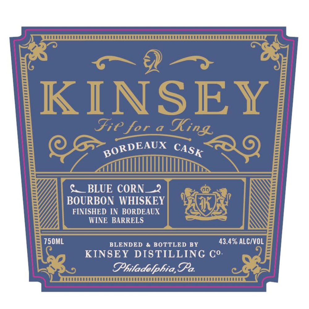 Kinsey Bordeaux Blue Corn Bourbon - Main Street Liquor