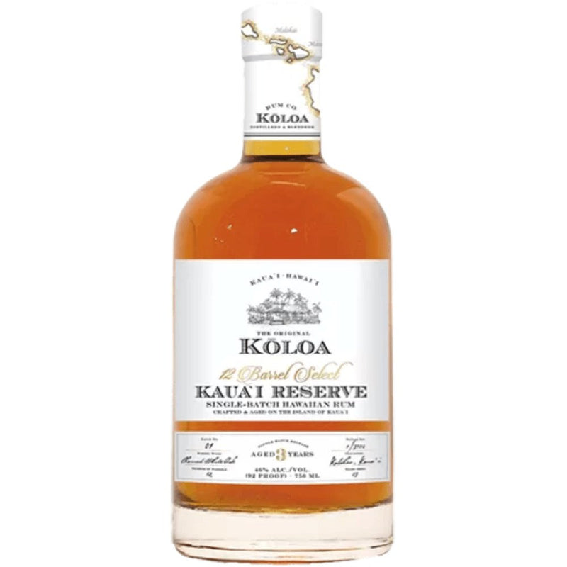 Kōloa 12 Barrel Select Kauaʻi Reserve Aged Hawaiian Rum - Main Street Liquor