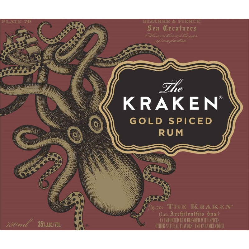 Kraken Gold Spiced Rum 1.75L - Main Street Liquor