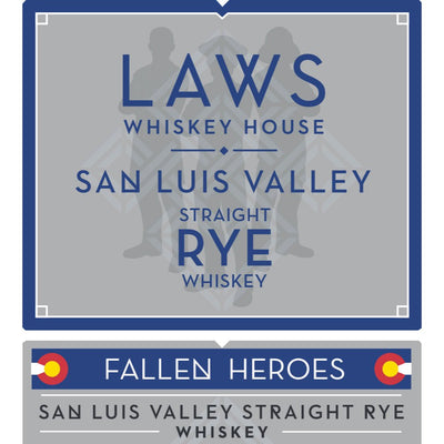 Laws Fallen Heroes Straight Rye - Main Street Liquor