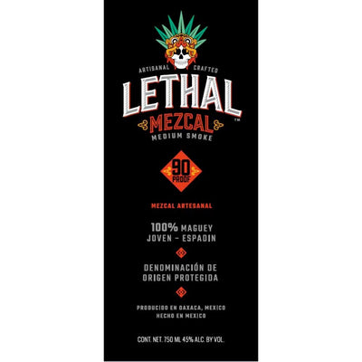 Lethal Mezcal Medium Smoke Mezcal Artesanal - Main Street Liquor