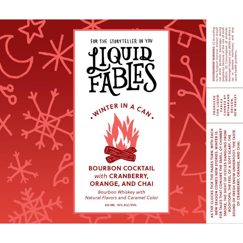 Liquid Fables Winter in a Can Bourbon Cocktail - Main Street Liquor