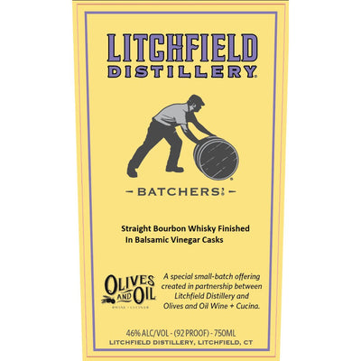 Litchfield Distillery Batchers Bourbon Finished in Balsamic Vinegar Casks - Main Street Liquor