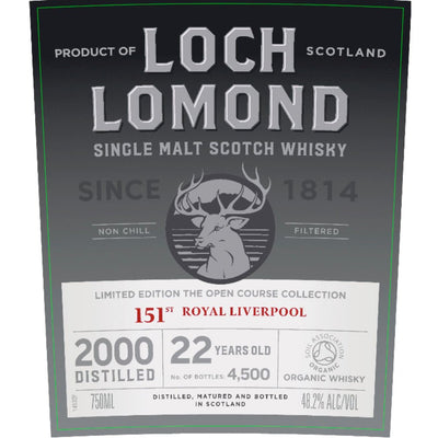 Loch Lomond The Open Course Collection 151st Royal Liverpool - Main Street Liquor