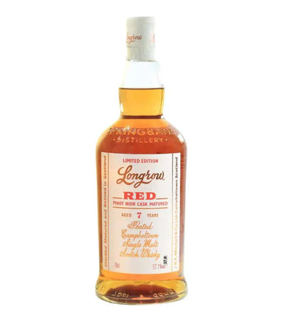 Longrow Red 7 Year Pinot Noir Cask Matured Limited Edition Scotch 750mL - Main Street Liquor