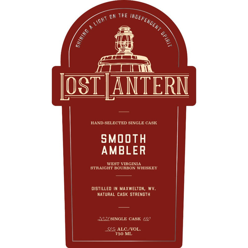 Lost Lantern Smooth Ambler West Virginia Straight Bourbon - Main Street Liquor