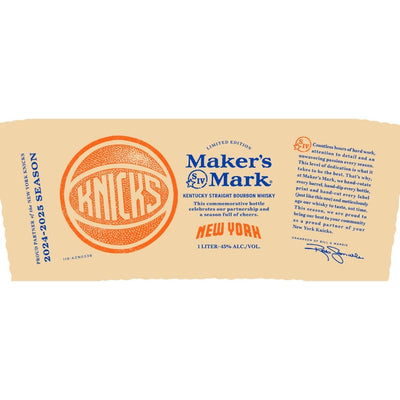 Maker’s Mark New York Knicks 2024 - 2025 Season - Main Street Liquor