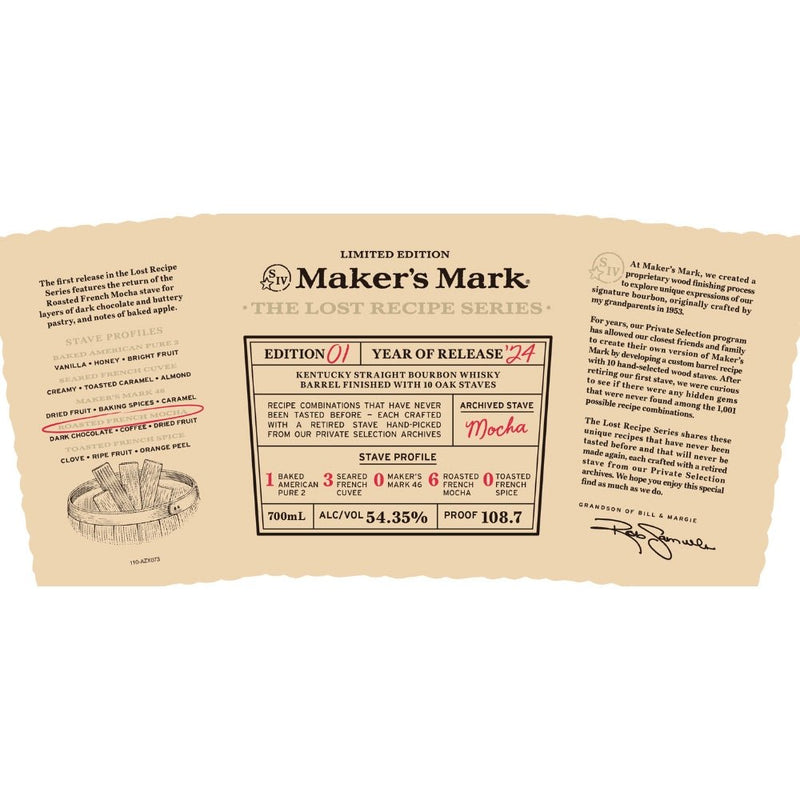 Maker’s Mark The Lost Recipe Series Edition 01 - Main Street Liquor