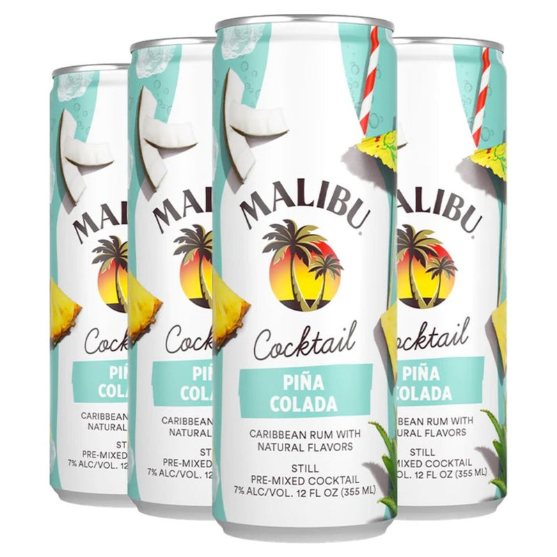 Malibu Piña Colada Canned Cocktails - Main Street Liquor