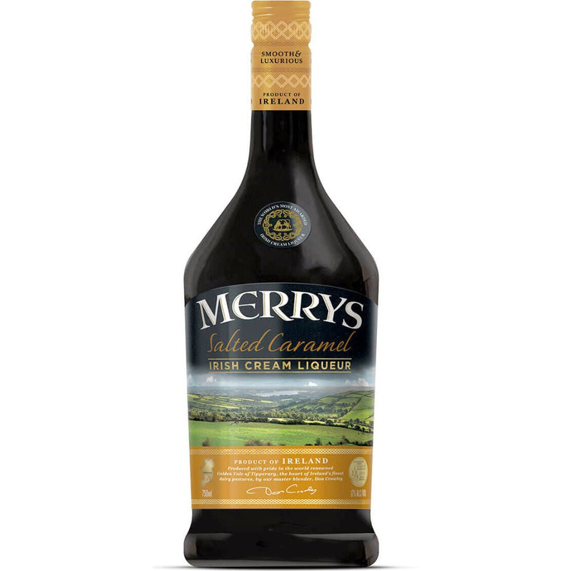 Merrys Salted Caramel Irish Cream Liqueur - Main Street Liquor