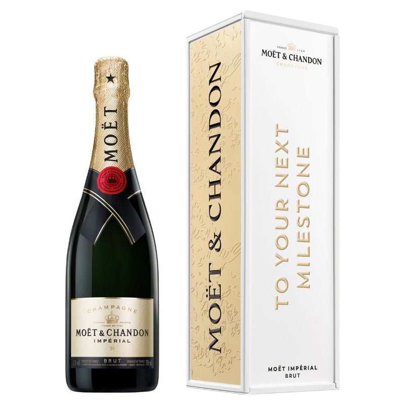 Moët Impérial Brut "To Your Next Milestone" Metal Box - Main Street Liquor