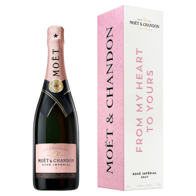 Moët Impérial Rosé "From My Heart To Yours" Cardboard Box - Main Street Liquor