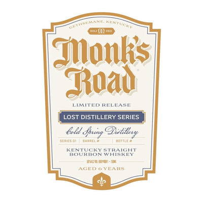 Monk’s Road 6 Year Lost Distillery Series - Main Street Liquor