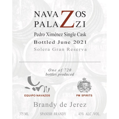 Navazos Palazzi Pedro Ximénez Single Cask 2021 - Main Street Liquor