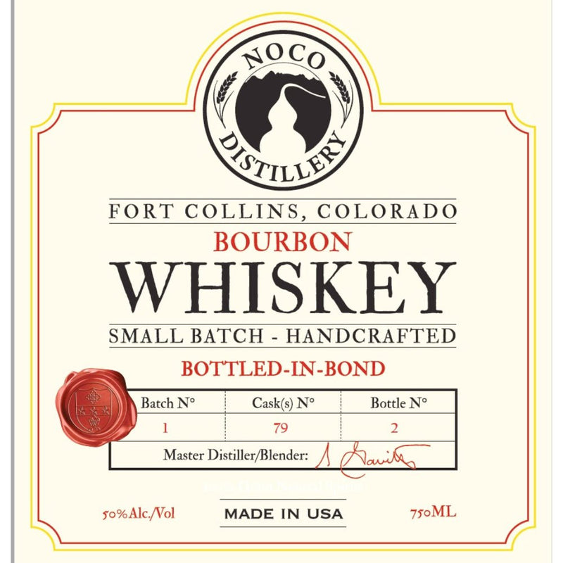 Noco Distillery Bottled in Bond Bourbon - Main Street Liquor