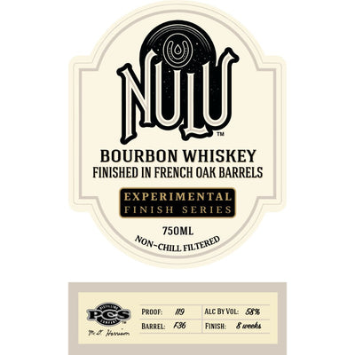 Nulu Bourbon Finished in French Oak Barrels - Main Street Liquor