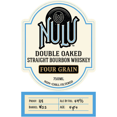 Nulu Double Oaked Four Grain Straight Bourbon - Main Street Liquor