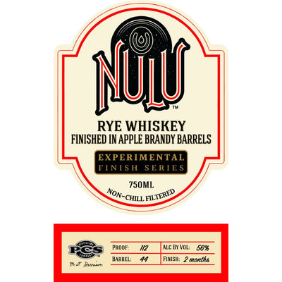 Nulu Rye Finished In Apple Brandy Barrels - Main Street Liquor