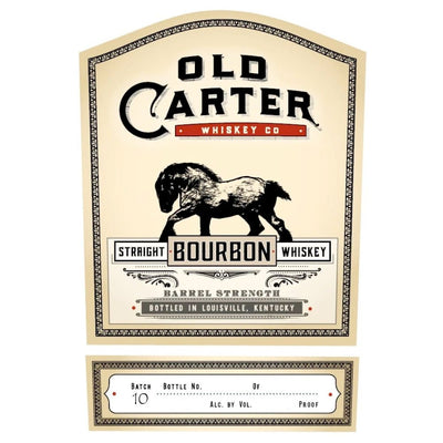 Old Carter Straight Bourbon Small Batch 10 - Main Street Liquor