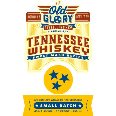 Old Glory Tennessee Whiskey Sweet Mash Recipe - Main Street Liquor