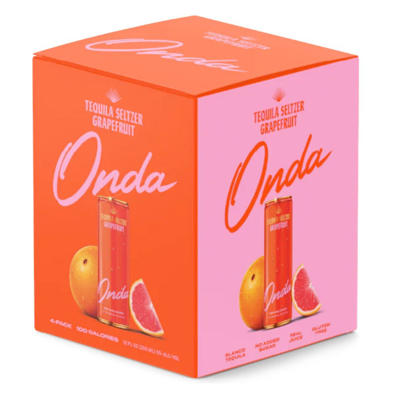 Onda Tequila Seltzer Grapefruit 4 Pack - Main Street Liquor