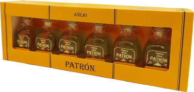 PATRON TEQUILA ANEJO (50ML 6PK) - Main Street Liquor