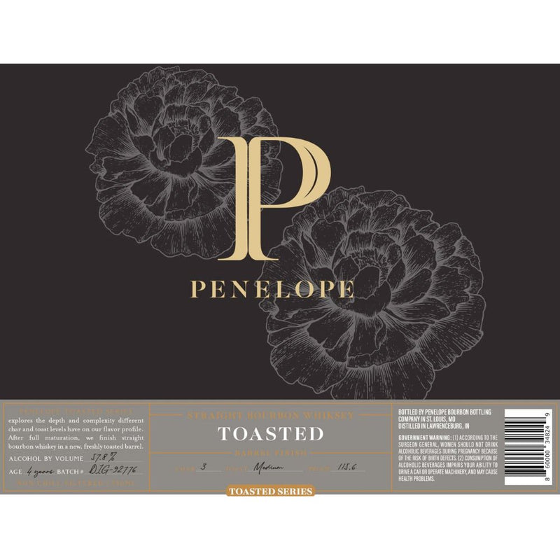 Penelope Toasted Series Medium Toast Straight Bourbon - Main Street Liquor