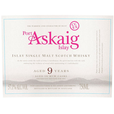 Port Askaig 9 Year Old Rum Cask Aged - Main Street Liquor