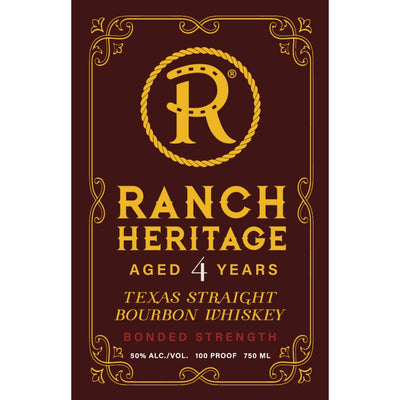 Ranch Heritage Bonded Strength Texas Straight Bourbon - Main Street Liquor