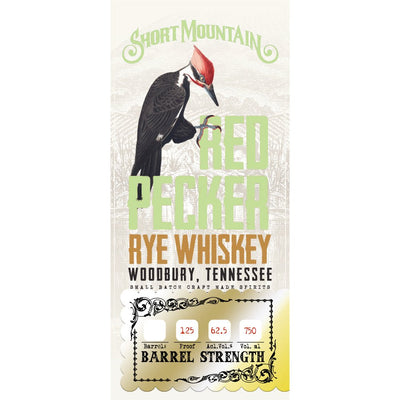 Short Mountain Red Pecker Rye Whiskey - Main Street Liquor