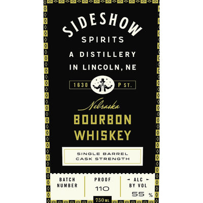 Sideshow Spirits Nebraska Bourbon Whiskey - Main Street Liquor