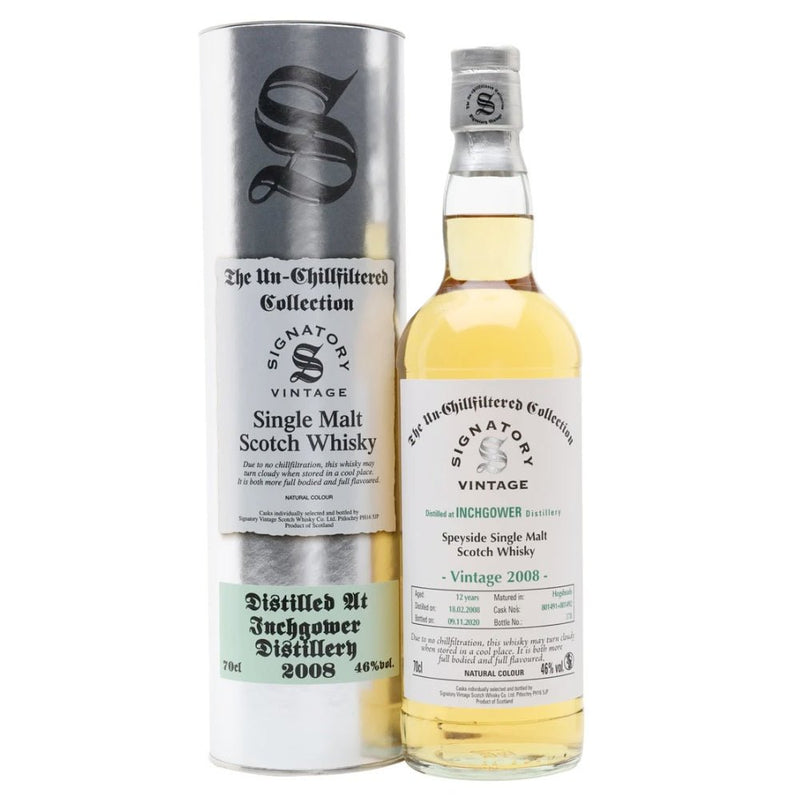 Signatory 12 Year Old Inchgower Single Malt Scotch 2008 - Main Street Liquor