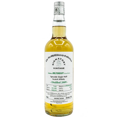 Signatory The Un-Chillfiltered Collection 9 Year Old MiltonDuff 2009 - Main Street Liquor