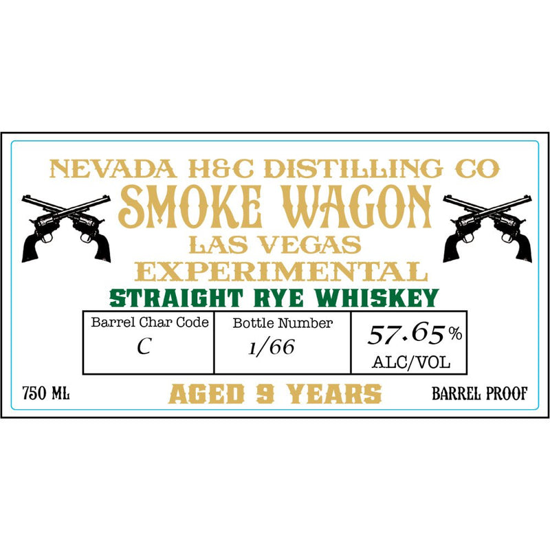 Smoke Wagon 9 Year Old Experimental Straight Rye - Main Street Liquor