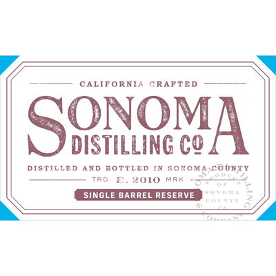 Sonoma Single Barrel Reserve Straight Bourbon Finished in Red Wine Barrels - Main Street Liquor