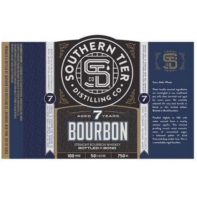 Southern Tier Distilling 7 Year Old Bottled in Bond Straight Bourbon - Main Street Liquor