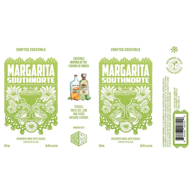 SouthNorte Margarita Canned Cocktail 4pk - Main Street Liquor