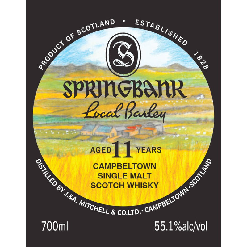 Springbank 11 Year Old Local Barley - Main Street Liquor