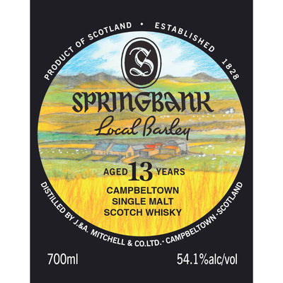 Springbank Local Barley 13 Year Old - Main Street Liquor