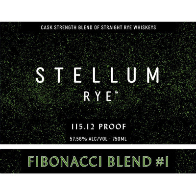 Stellum Black Rye Fibonacci Blend #1 - Main Street Liquor