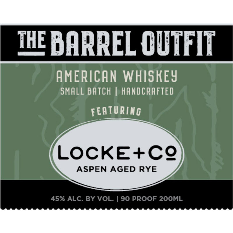 The Barrel Outfit American Whiskey: Locke & Co. Aspen Rye - Main Street Liquor