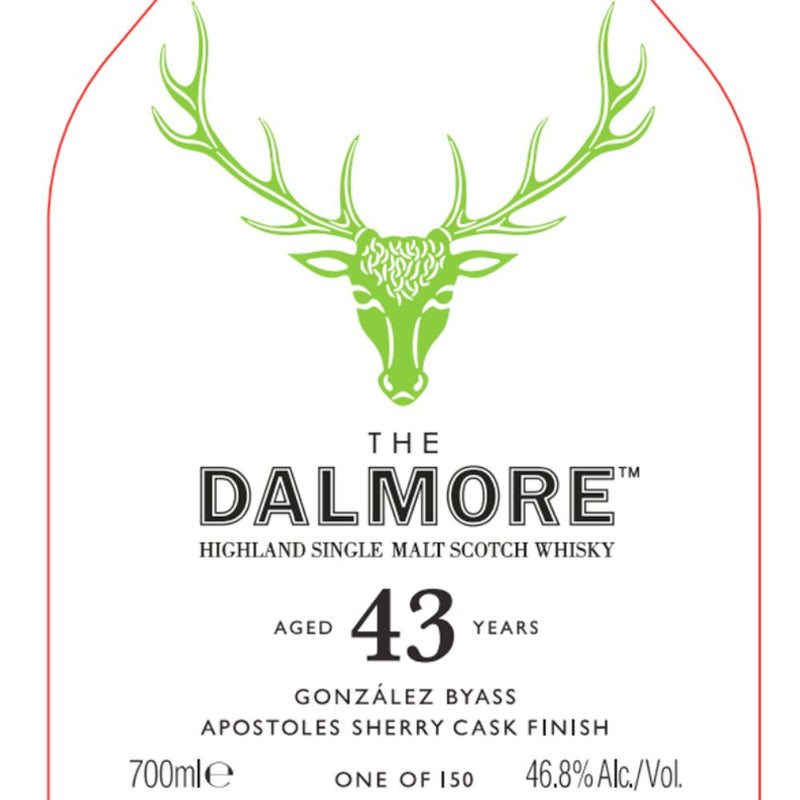 The Dalmore 43 Year Old González Byass Apostoles Sherry Cask Finish - Main Street Liquor