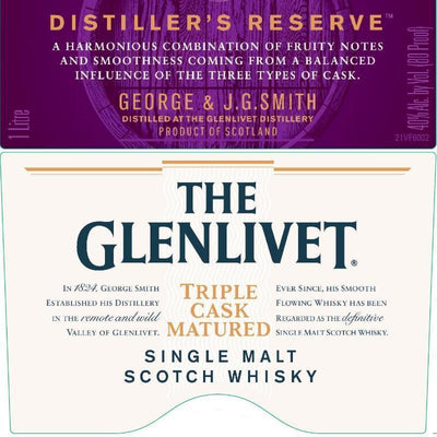 The Glenlivet Distiller's Reserve Triple Cask Matured - Main Street Liquor