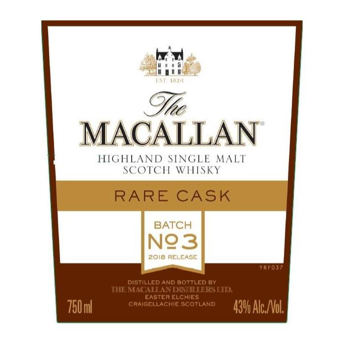 The Macallan Rare Cask Batch No. 3 - Main Street Liquor