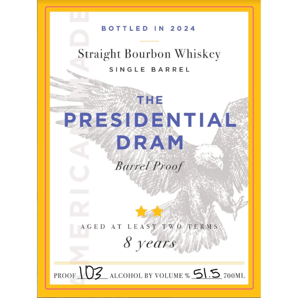 Buy The Presidential Dram 8 Year Old Bourbon 2024 Release® Online ...