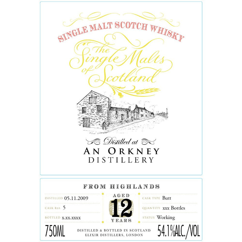 The Single Malts of Scotland An Orkney Distillery 12 Year Old 2009 - Main Street Liquor