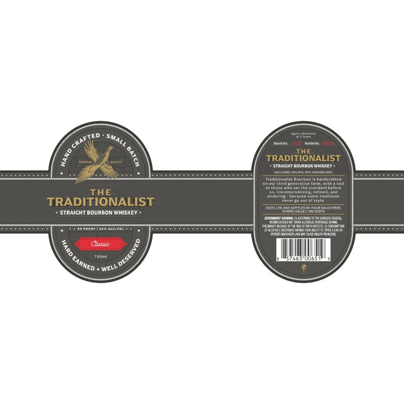 The Traditionalist Classic Straight Bourbon - Main Street Liquor