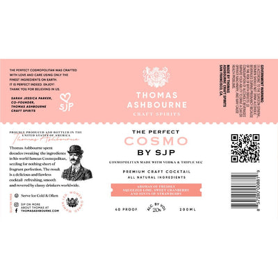 Thomas Ashbourne The Perfect Cosmo by Sarah Jessica Parker - Main Street Liquor